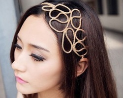 Braided Headband Stretchable And Stylish Hollow Out
